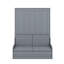 Grand lit escamotable avec coussin