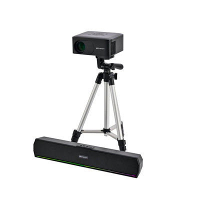 Portable 120'' Home Theater LCD Projector Combo