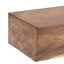 Banc en bois de suar brun Tamila avec base style bloc