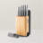 11 Piece Stainless Steel Knife Block Set