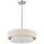 Lustre semi-encastré en tissu 4 lumières Maskell-1147556285