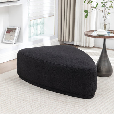 Sam Faux Fur Upholstered Ottoman