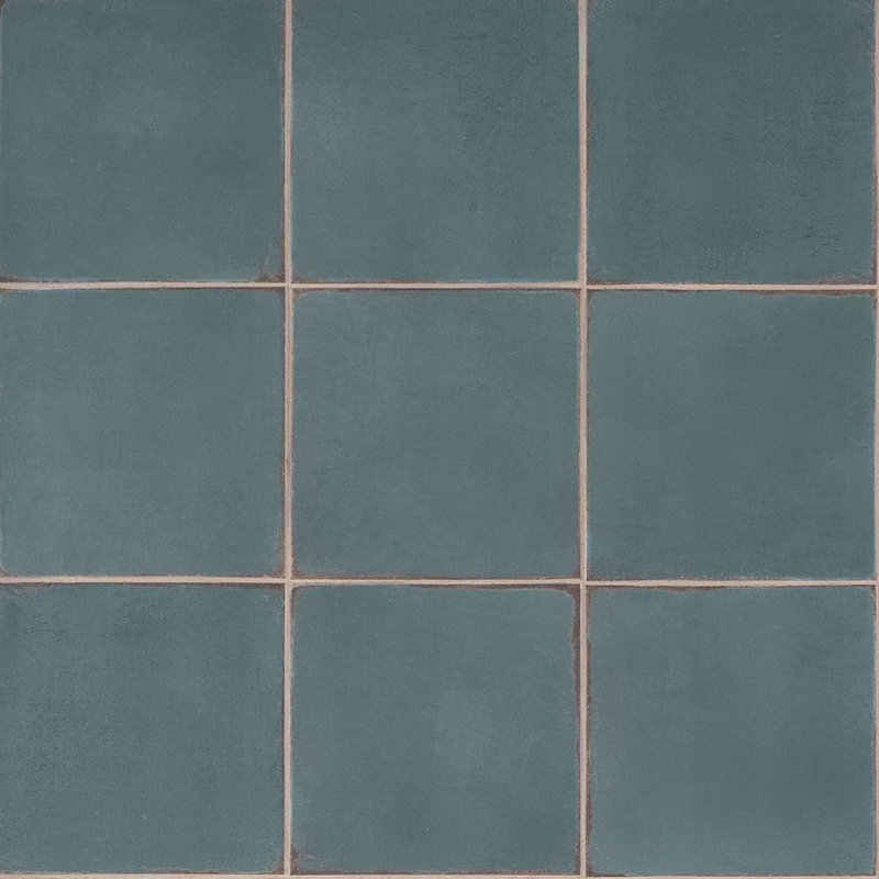 Los Lunas 8x8 Matte Porcelain Tile, Blue