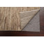 Tapis beige noué à la main de conception unique 2 pi 7 po x 6 pi 4 po