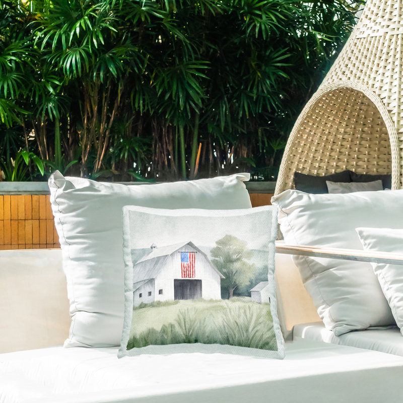 Coussin d'extérieur imprimé Home Home