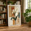 Lily and Geometry Botanical - Wrapped Canvas-795046816-795046817