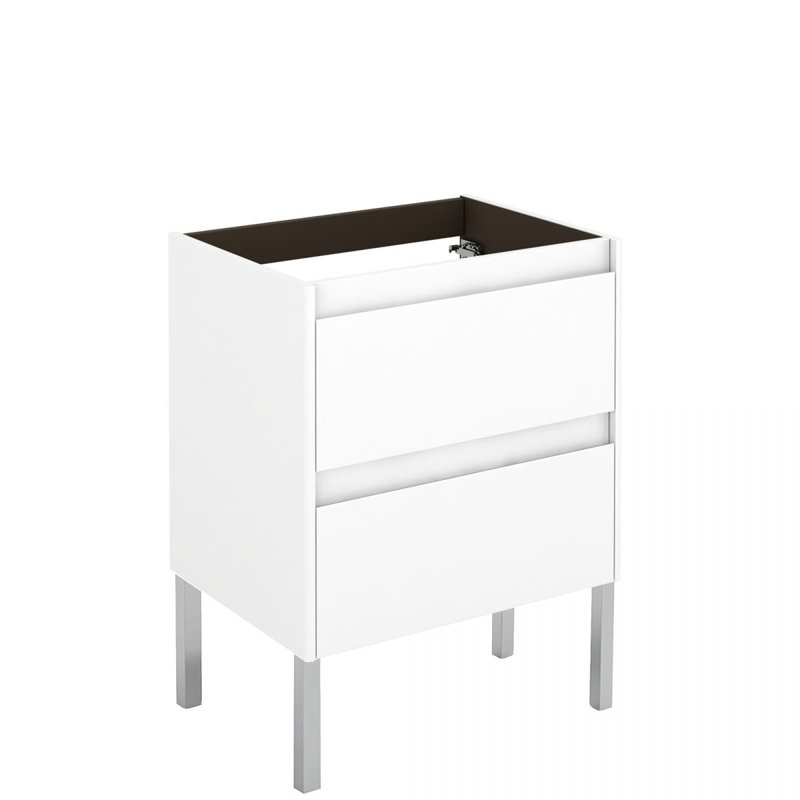 Ambra 23.8'' W Single Vanity, Gloss White