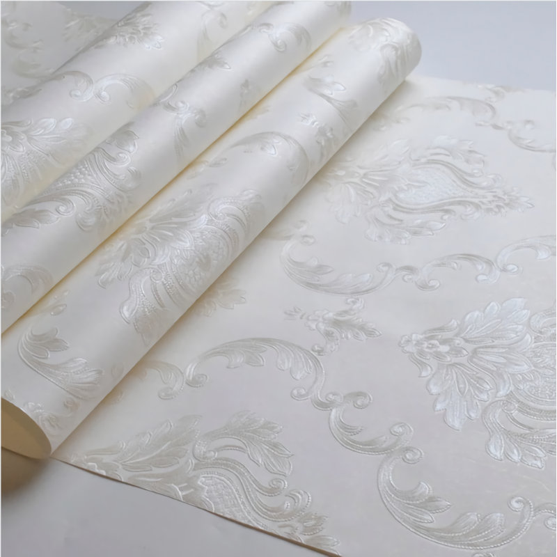 Deakon 32.75' L x 17.7" W 3D Embossed Wallpaper Roll