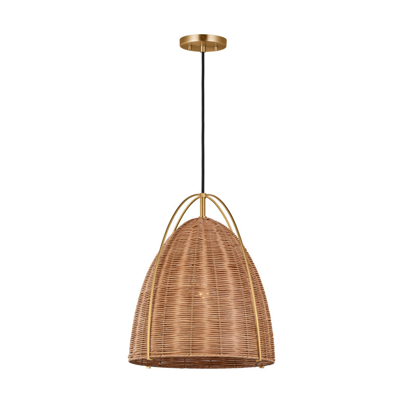 Norman 1 - Light Pendant, Bronze/Brown, 83" H x 13.375" W x 13.375" D