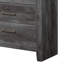 Commode rustique à finition chêne gris