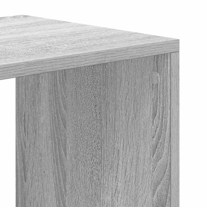 Armoire à livres vidaXL, H 44,1 po x l 26 po x P 12,2 po, Gris Sonoma