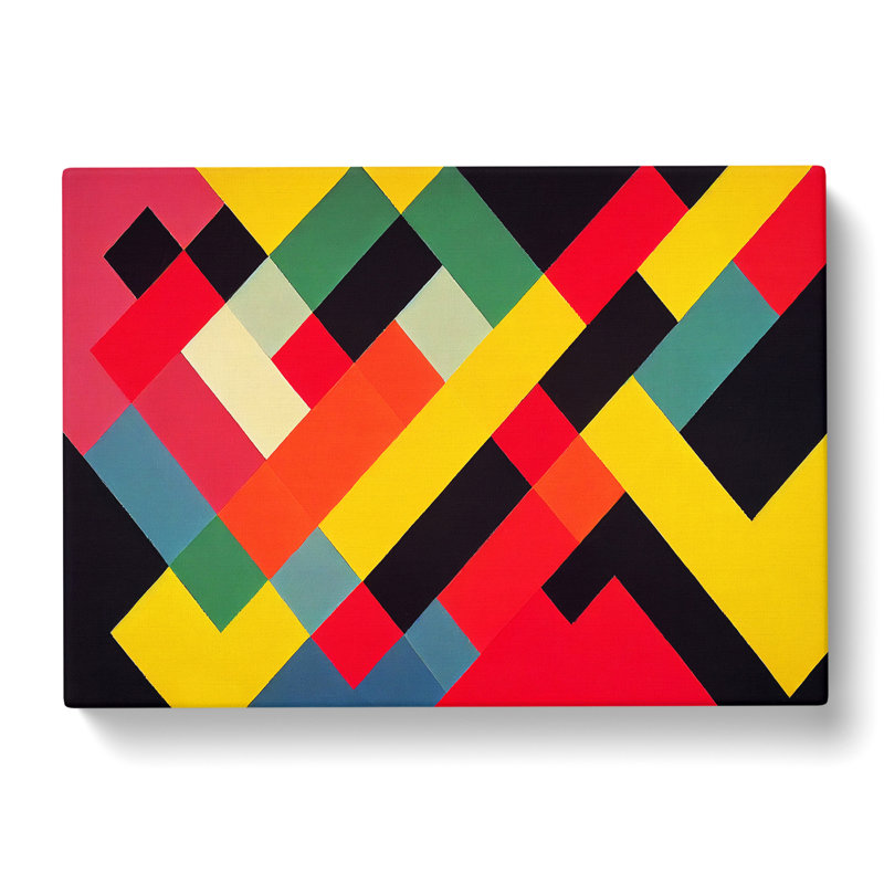 Extravagant Modern Abstract Art - Wrapped Canvas Print, 35cm H x 50cm W x 3cm D
