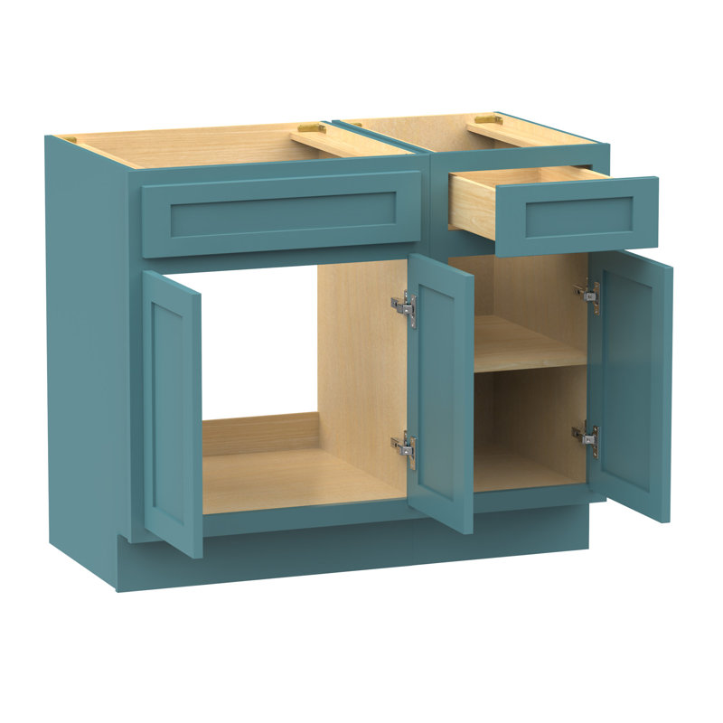 39 base de meuble-lavabo simple 39 seulement, Bleu sarcelle