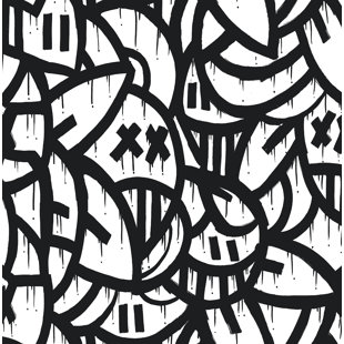 Papier peint crème avec arrangements audacieux