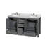 Sheffield 60" Double Bathroom Vanity Set-40066595-40066596