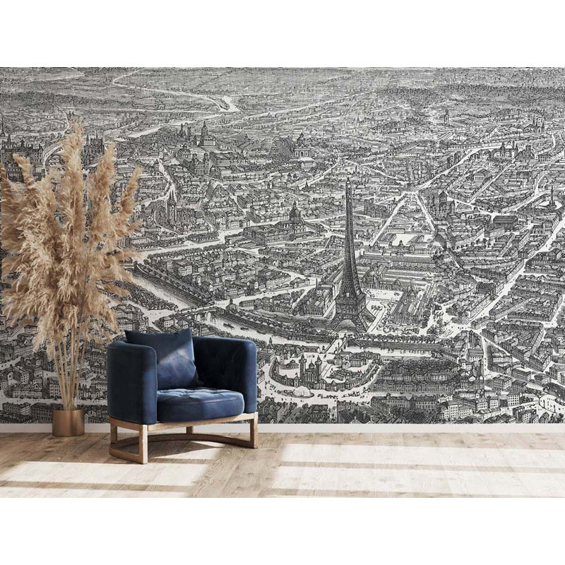 Tour Eiffel, ensembles 1, 2 et 3 en gris