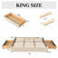 Lit plateforme avec rangement 2 tiroirs en bois-2109797271-2081004840
