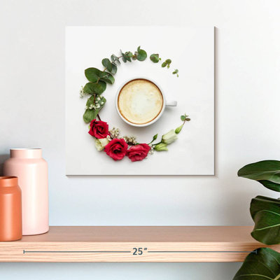 Café cappuccino floral Yarlin