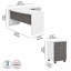 Ensemble de bureau avec classeur Echo Bow-905852400