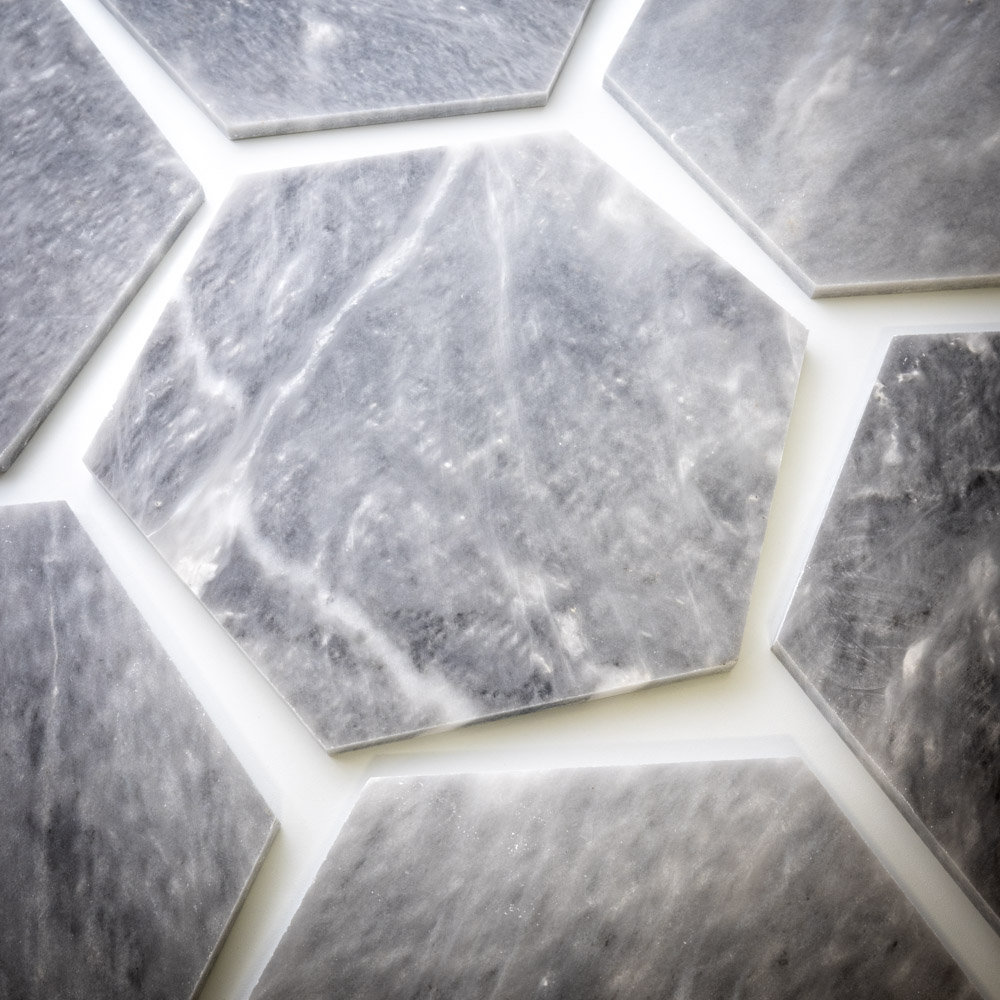 Bardiglio 12" x 12" Marble Tile