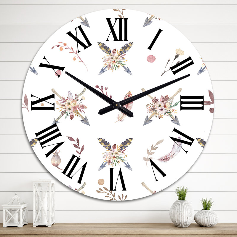 Horloge murale Boho, Moyen