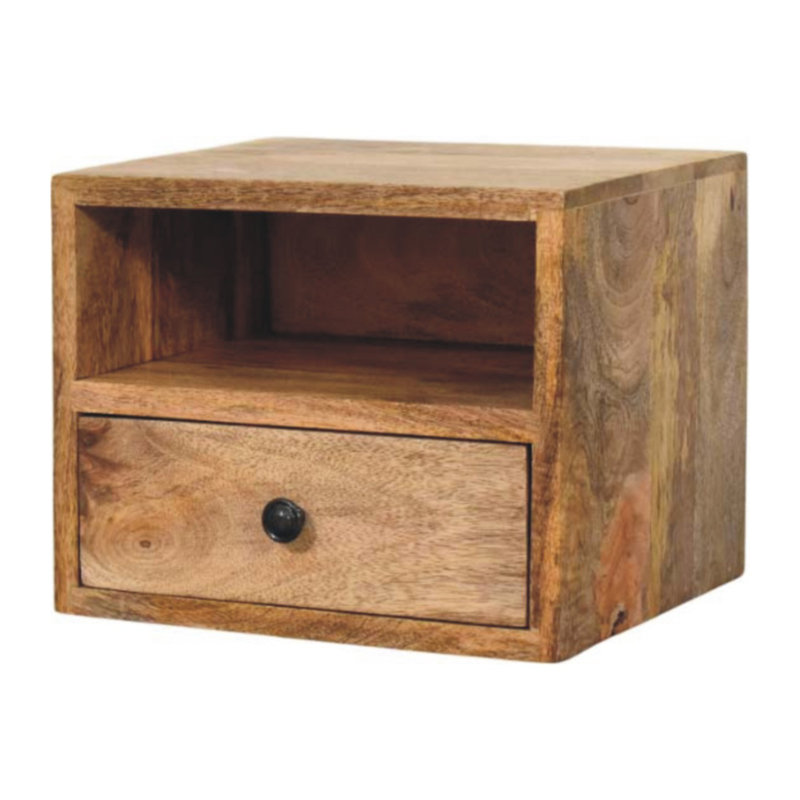 30cm W Solid Wood Bedside Table