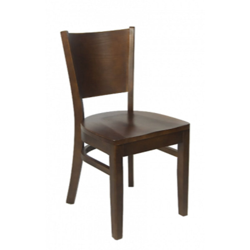 Solid Wood Side Chair, Walnut