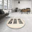 Tapis beige/noir contemporain-39964966