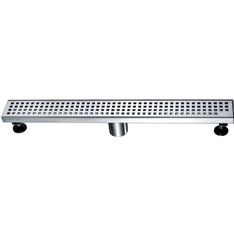 Brisbane River  24 Inch Long Stainless Steel  Linear Floor Shower Drain