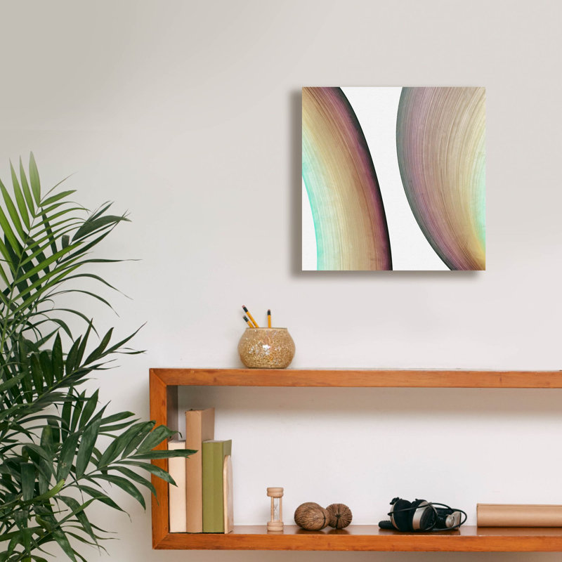  «Inner Pathway 2» par Alonzo Saunders, art mural sur toile 12 po x 12 po