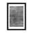 Papier d'art encadré noir sélectionné