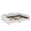 Upholstered Sherpa Fabric Bed With Cloud-Shaped Backrest-987434602-987434517