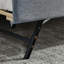 Lit de jour simple rembourré avec lit gigogne simple et charge USB, gris lin-1031759615