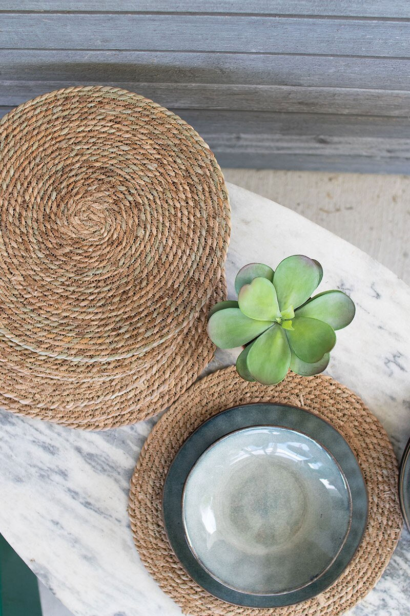 Handwoven Reversible Seagrass Placemat
