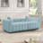 87.4'' Premium Velvet Sofa 3-Seater Loveseat-1524576020