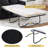 Twin Size Sofa Bed 47.2" Sleeper Sofa Loveseat Sofa with a Foldable Mattress, a Foldable Side Table, a Side Storage Pocket and Two USB Ports for Living Room, Grey-1536207316