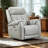 Vandoon Leather Power Swivel Glider-124434706