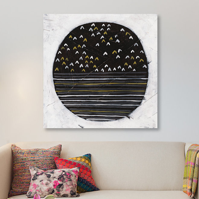 « algorithm vi », reproduction d’art sur toile, H 26 po x l 26 po x P 1,5 po, Toile tendue, Pas de tapis