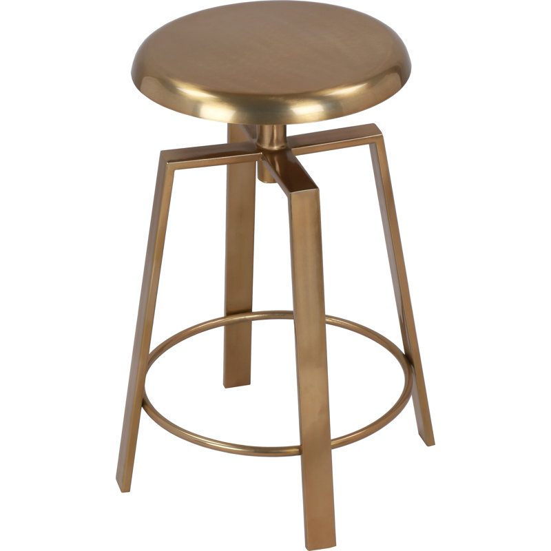 Tabouret pivotant Lang Auzair, Doré