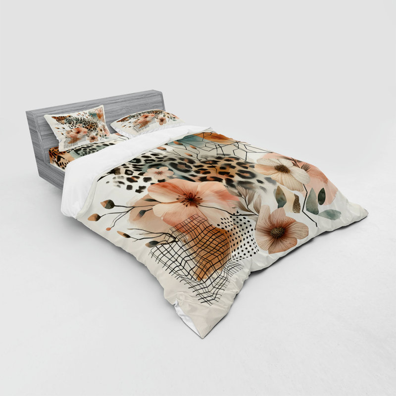 Polyester Not Solid Color Duvet Cover, California King Duvet Cover + 3 Additional Pieces