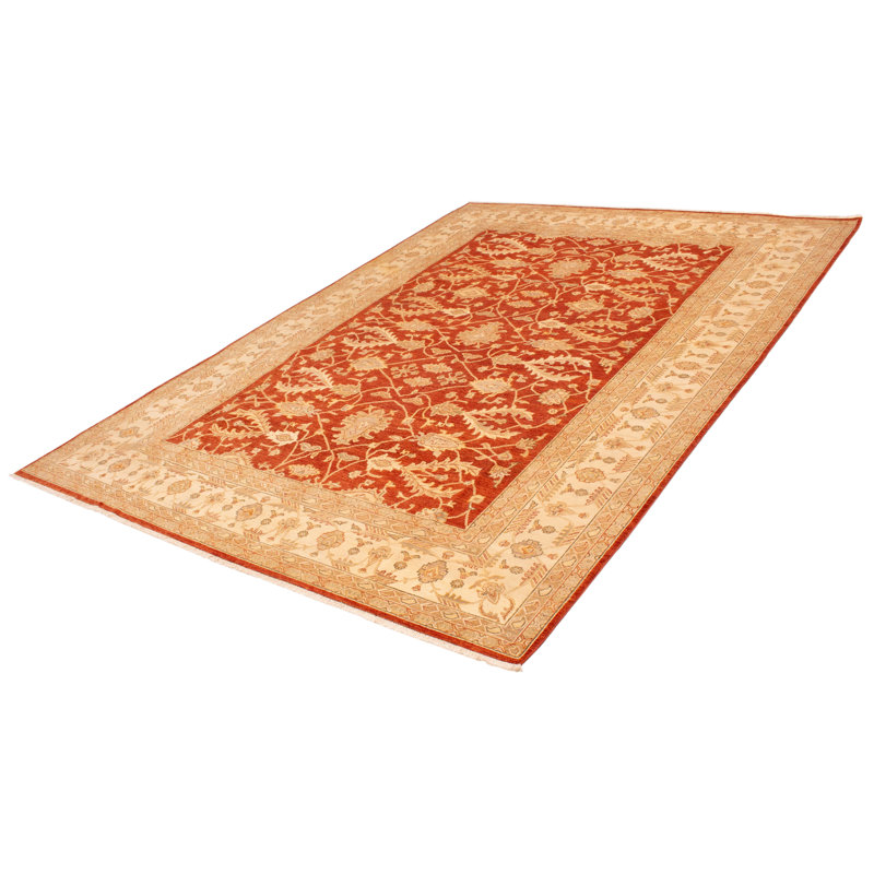 Tapis unique en laine vieilli 9 pi 10 po x 13 pi 10 po Kinzlee