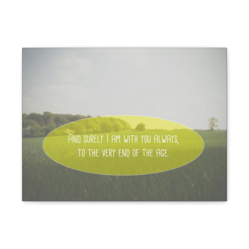 With You Always - Wrapped Canvas Print