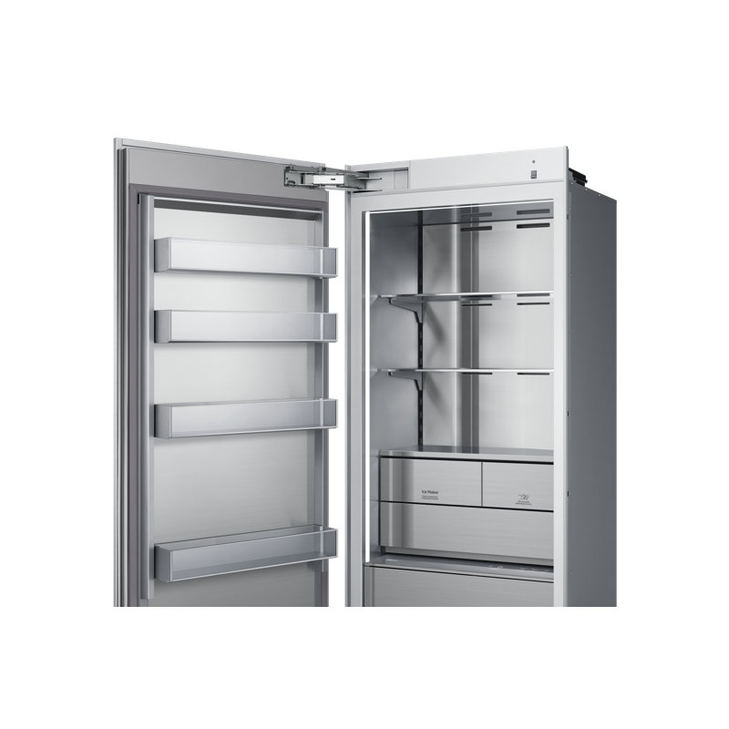 24" Column Panel Kit, Left, 30", Silver Stainless