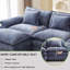 Canapé modulaire 120 po Comfy Cloud-1946807547