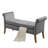 Mynika Grey Bench With Storage