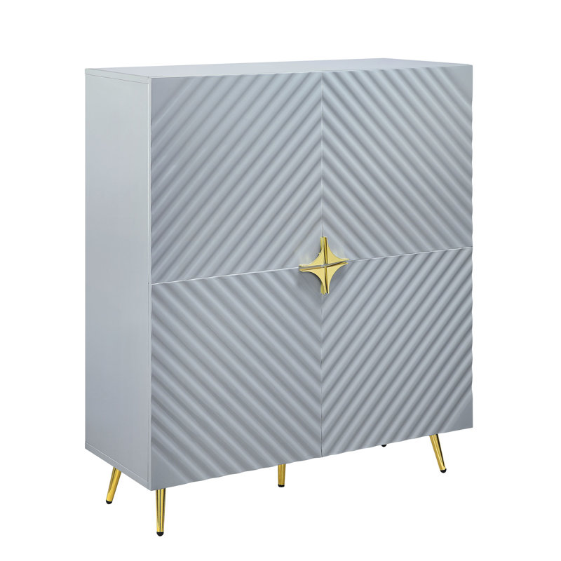 Armoire d'appoint à finition ultrabrillante