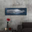  «Whale On Blue» par Wild Apple, art mural en métal, 48 po x 16 po-926128644