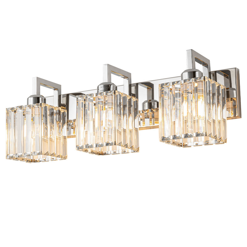 Lumière de coiffeuse Kyneisha, Chrome chrome, Trois lumières