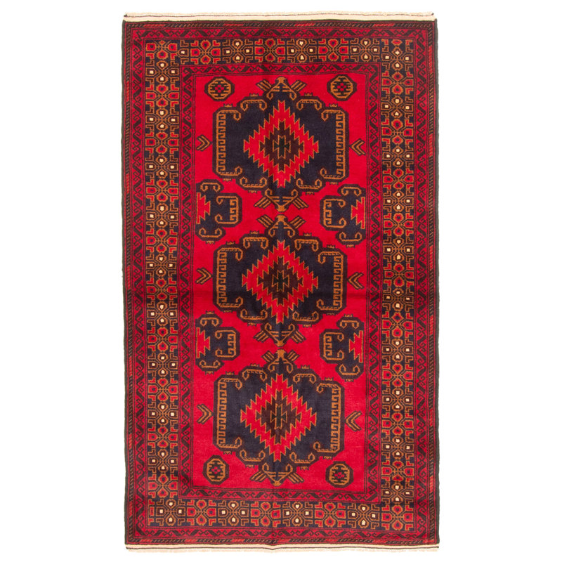 Teimani Red Rug 3'2" x 5'6"