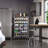 36" W NSF-Certified Commercial 7-Tier 22-Bin Storage Rack with Wheels
